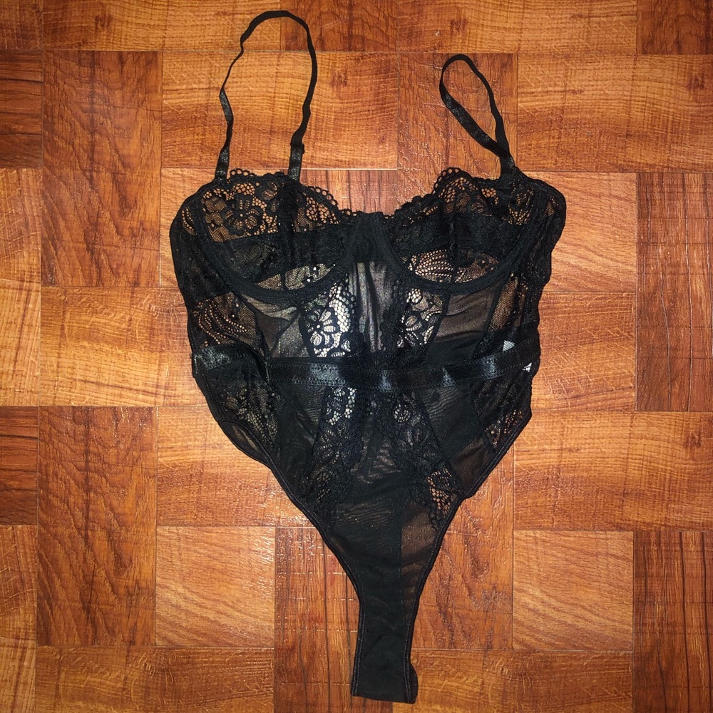 SHEIN Lace Teddy